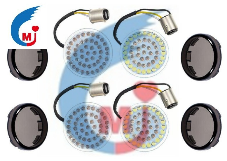 LED Turn Signal Light/ Harley Smoke Lens Modified Tail Light Turn Signal Light Indicator