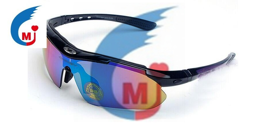 Riding outdoor glasses sports goggles bicycle riding glasses five sets of lenses riding equipment
